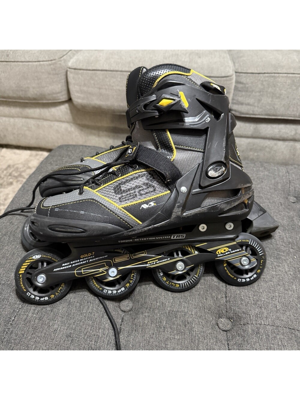Roller Derby Aerio Elite Q60 Inline Skates Mens Size 10 Used